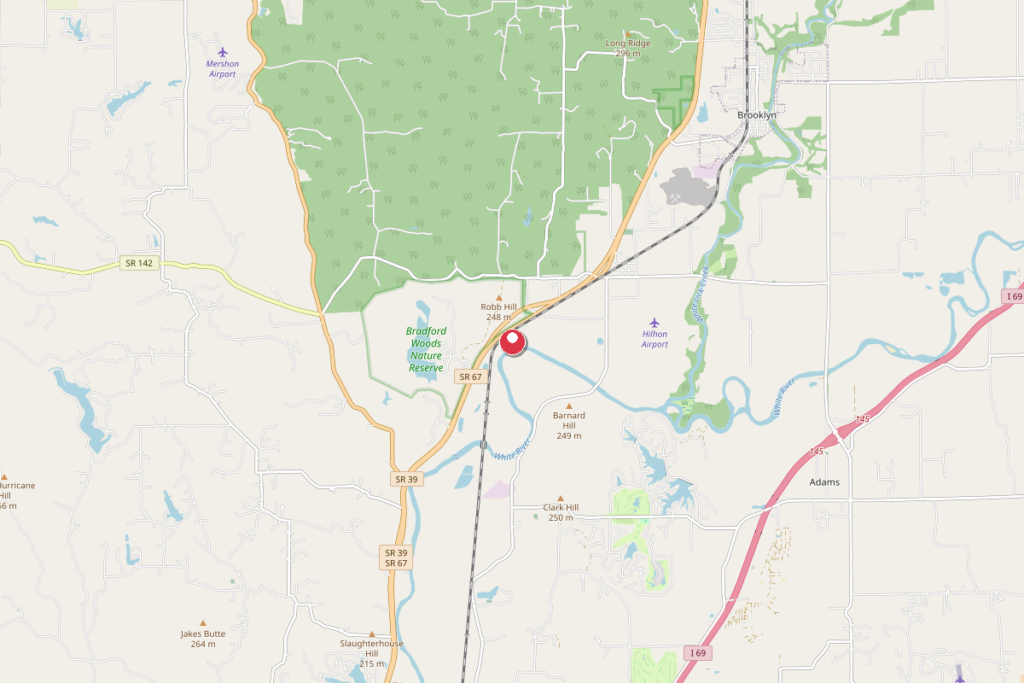 Map of Centerton, IN