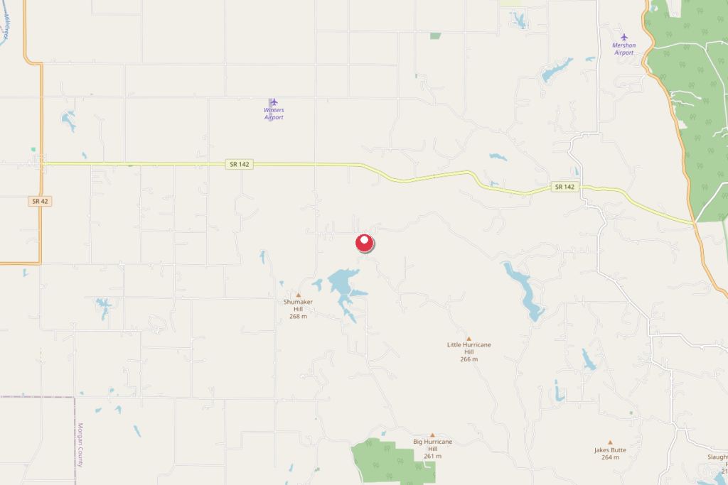 Map of Wilbur, IN